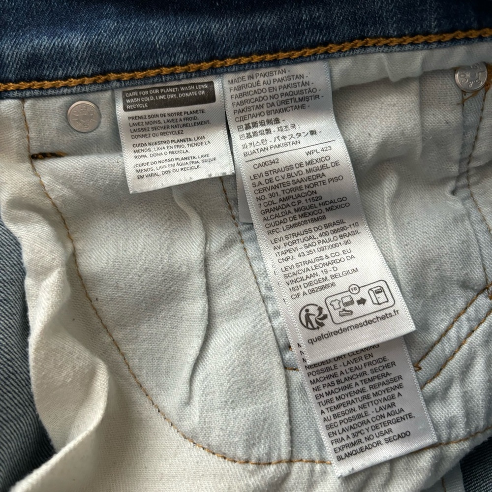 Levi’s 506 Men’s Straight Leg Jeans Size 33X30 Medium Wash - Picture 15 of 15